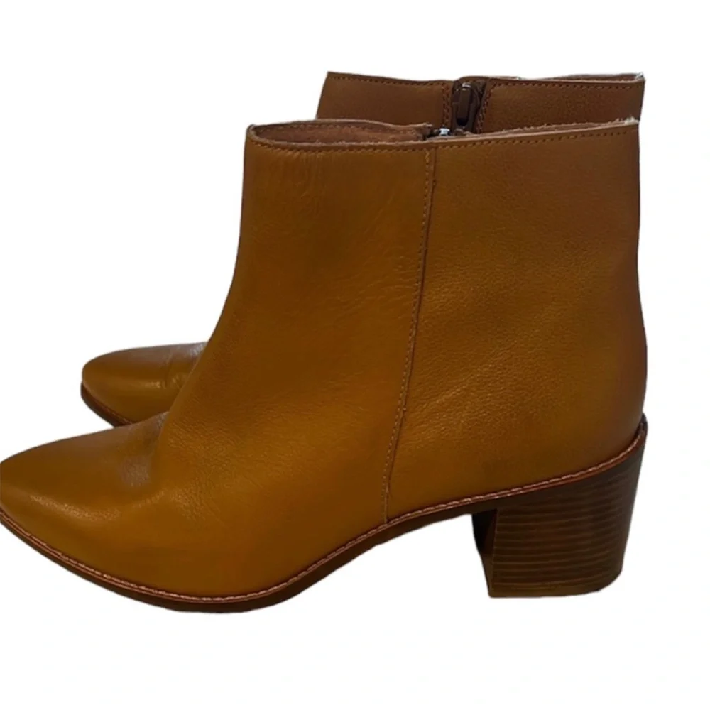 Seychelles Tan Leather Ankle Booties - Picture 2 of 7